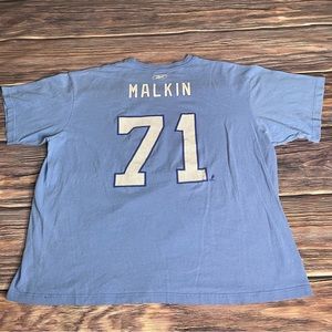 NHL Evgeni Malkin #71 Jersey T-Shirt Pittsburgh Penguins Reebok Men’s Size 2XL